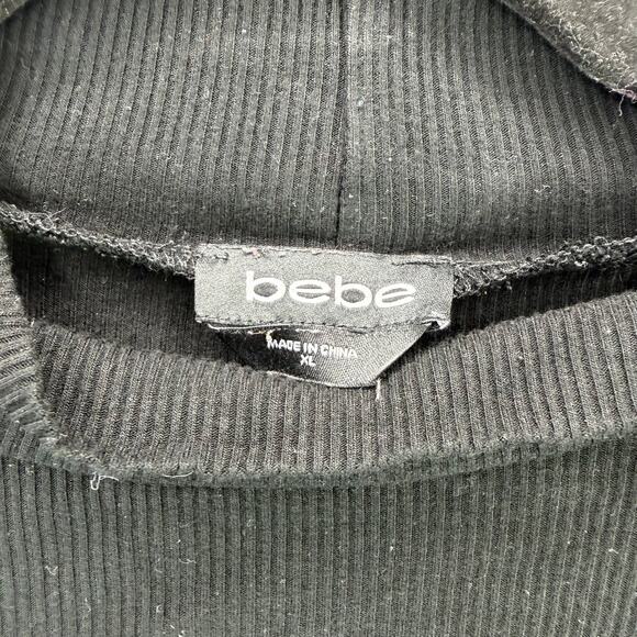 Bebe Women’s Mock-Neck Long Sleeve Pullover Active Top Size XL - Picture 7 of 9